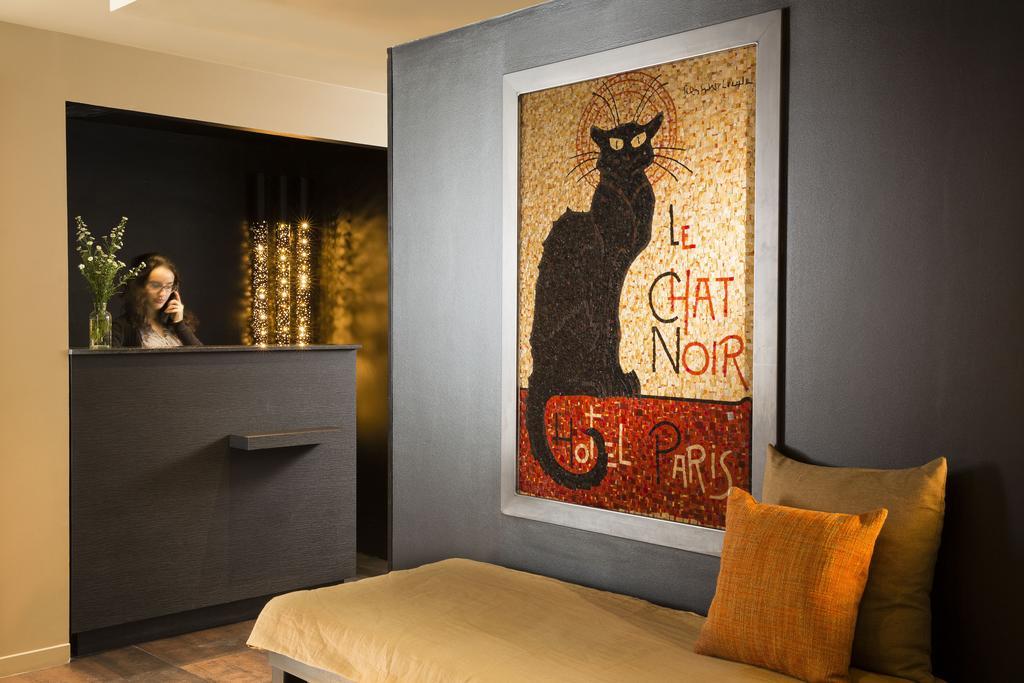 Hotel Le Chat Noir Parijs Buitenkant foto
